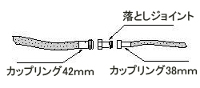 落としジョイントの接合図