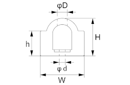 Neo Stopper K-type cross-sectional view